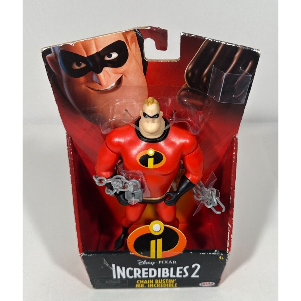Incredibles 2 Chain Bustin' Mr. Incredible 6" Scale Action Figure Jakks Pacific